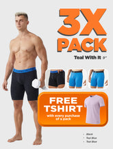 3X Pack Teal With It