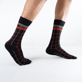 Checkerboard - Black / Red and Ash