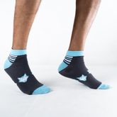 Classic Huskies - Ash / Blue and White