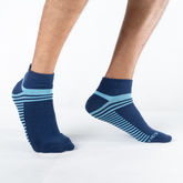 Athletic Stripe - Navy / Light Blue