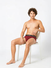 Signature Cotton Brief - Wine Down
