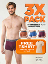 3X Pack - Technicolour Undercover
