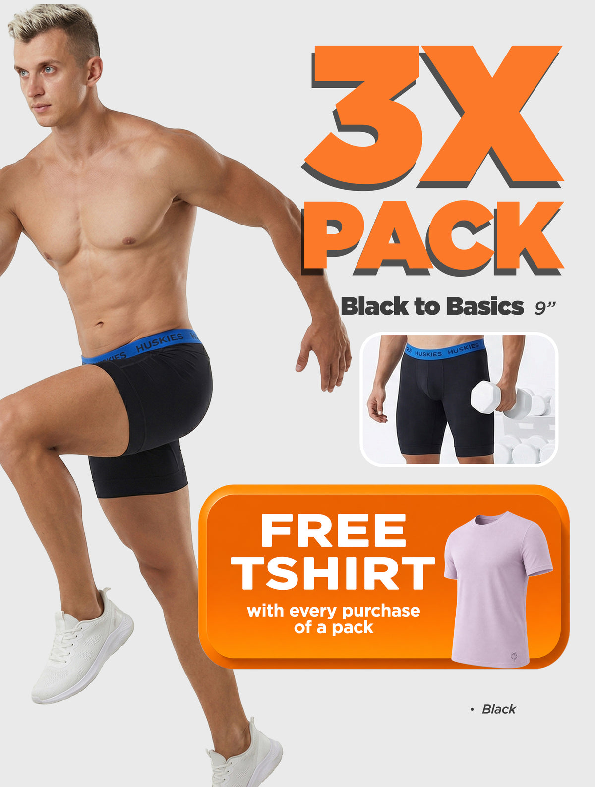 3X Pack - Black to Basics