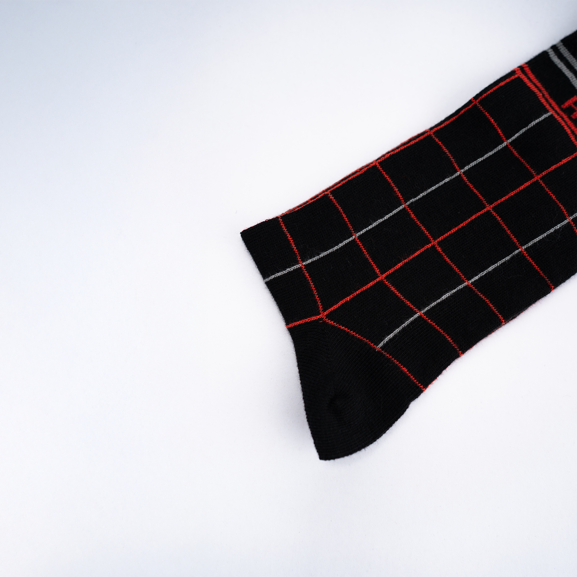 Checkerboard - Black / Red and Ash