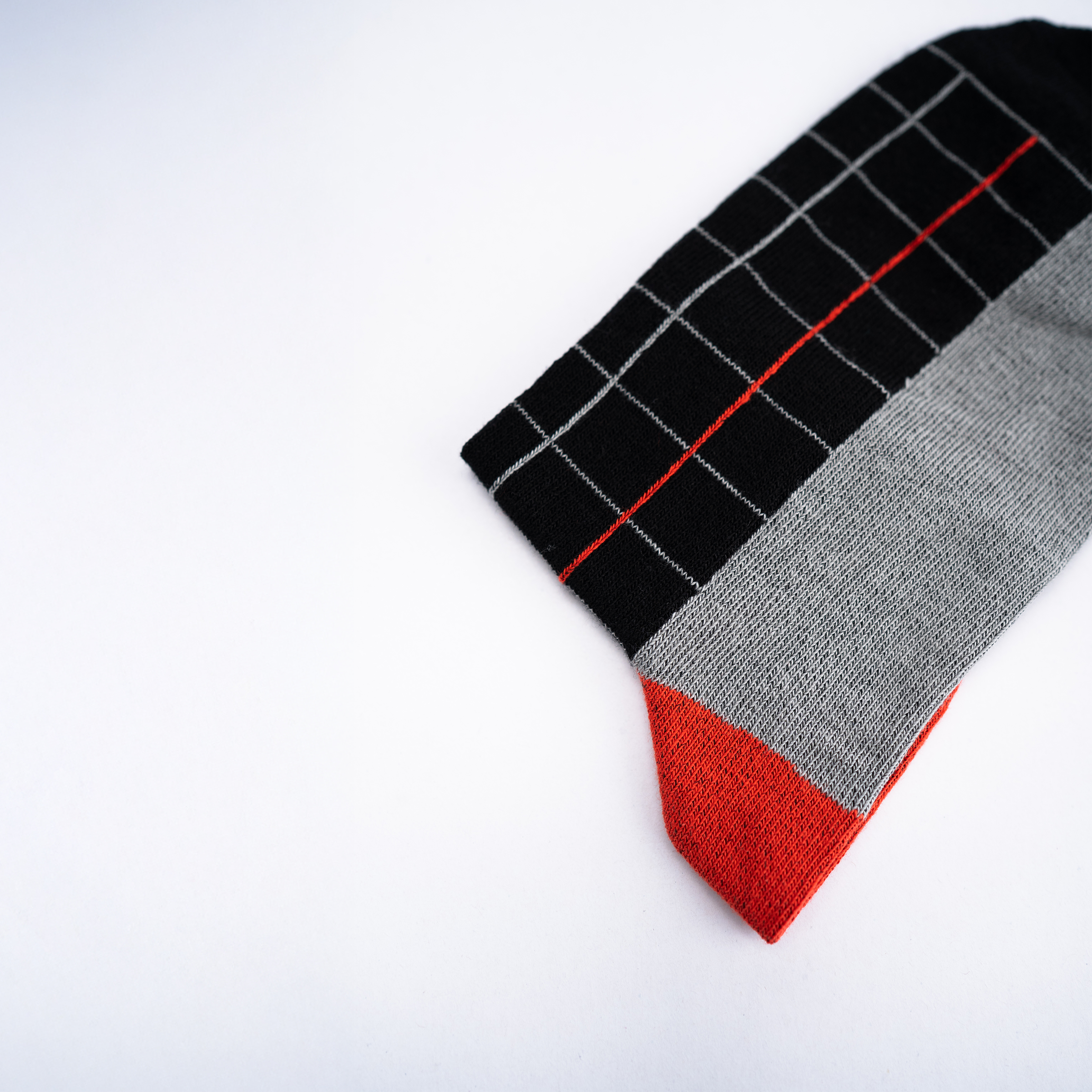 Checkerboard - Black / Red and Ash