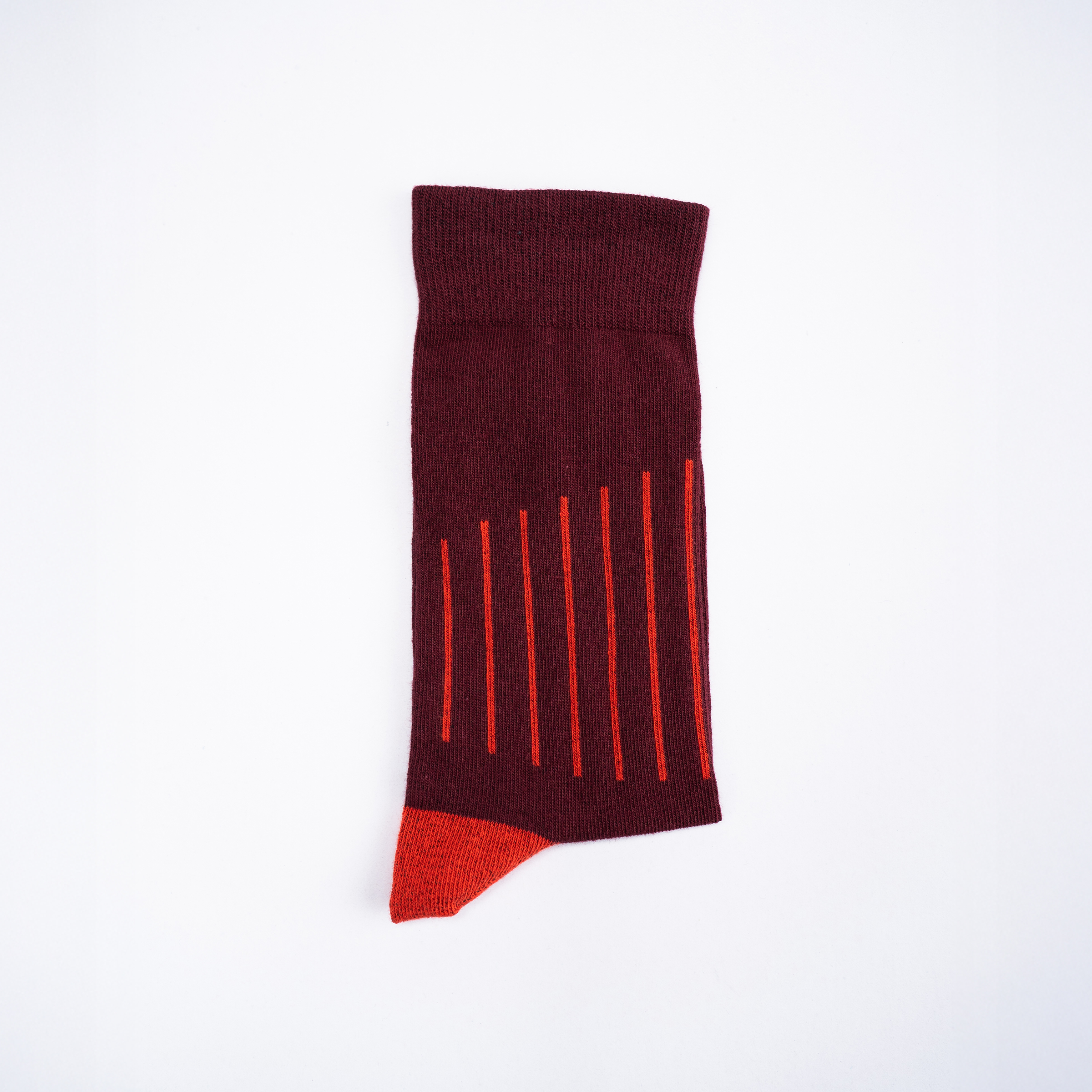 Vertical Colour Block - Burgundy / Red