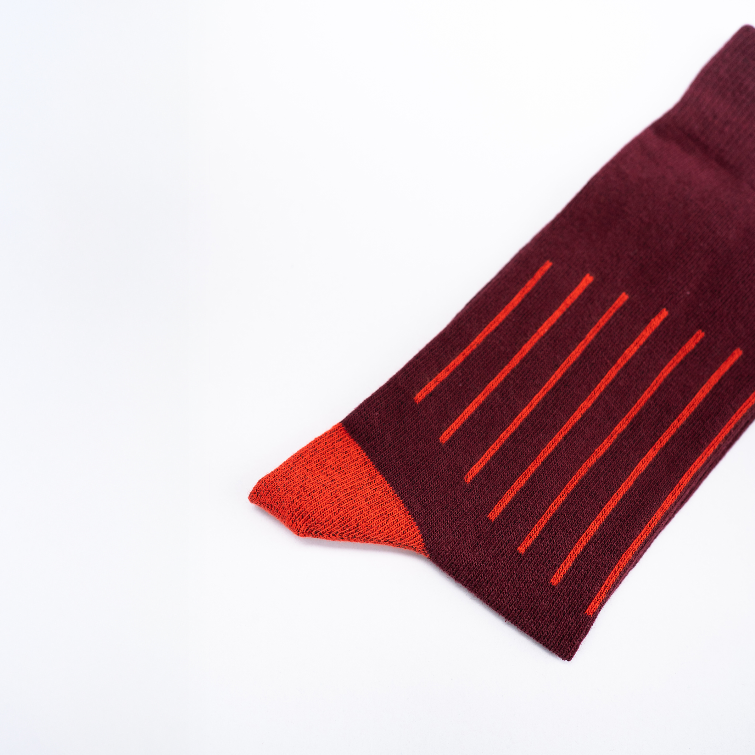 Vertical Colour Block - Burgundy / Red
