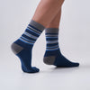 Half Stripe Logo - Blue / Grey