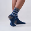 Half Stripe Logo - Blue / Grey