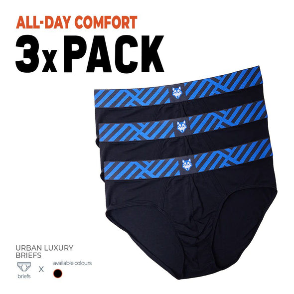 3X Premium Cotton Brief - Black