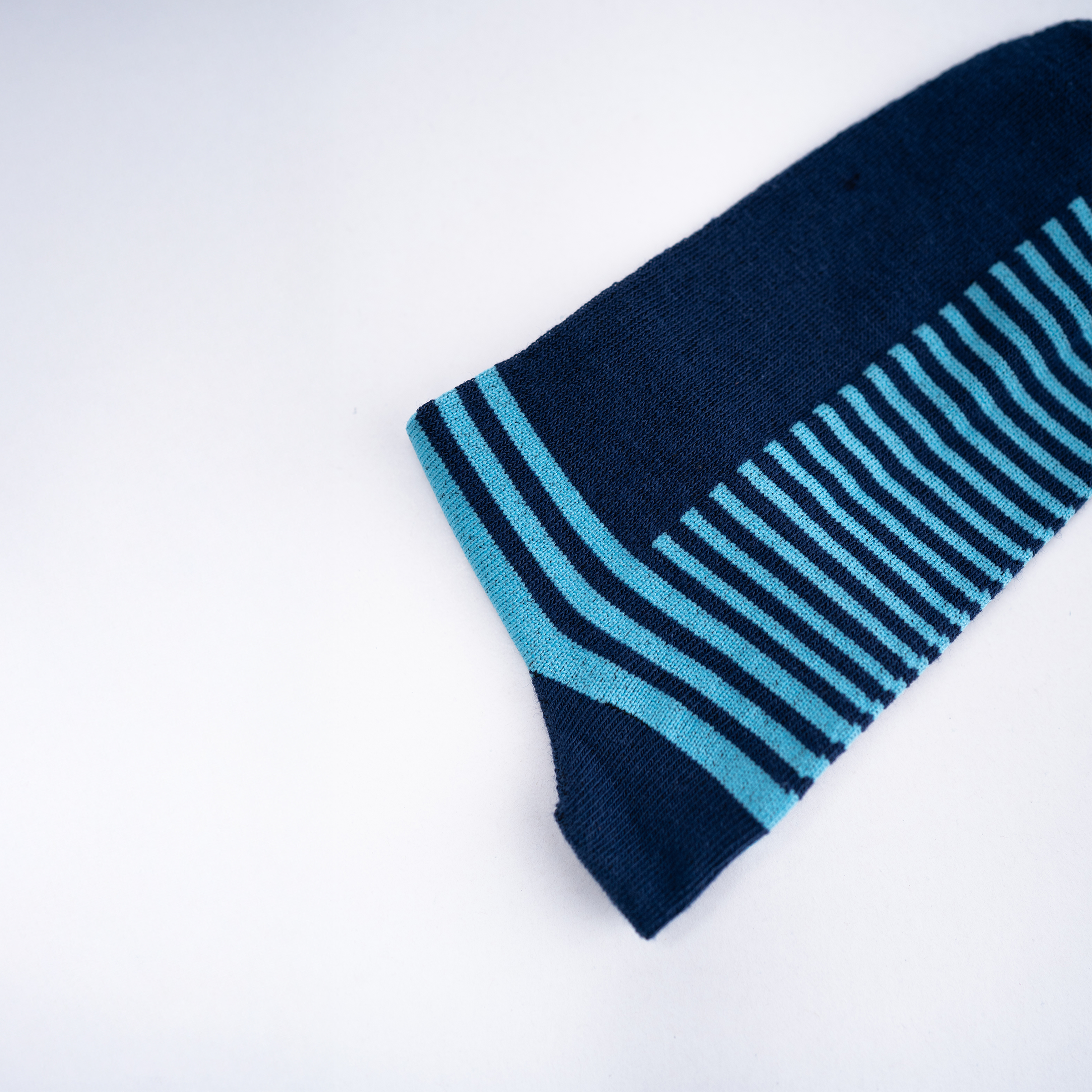 Athletic Stripe - Navy / Light Blue