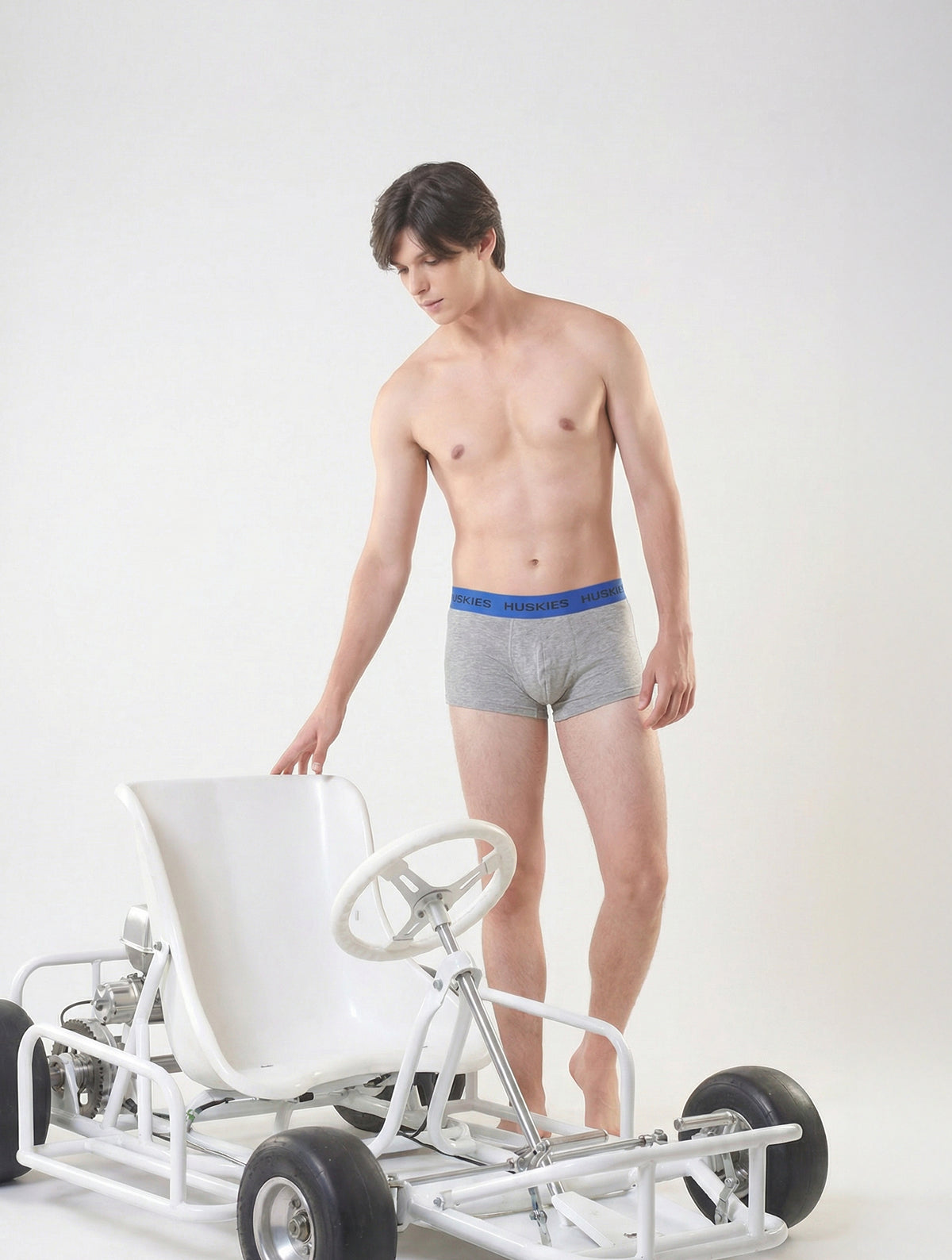 Signature Cotton Trunk - Grey Matter