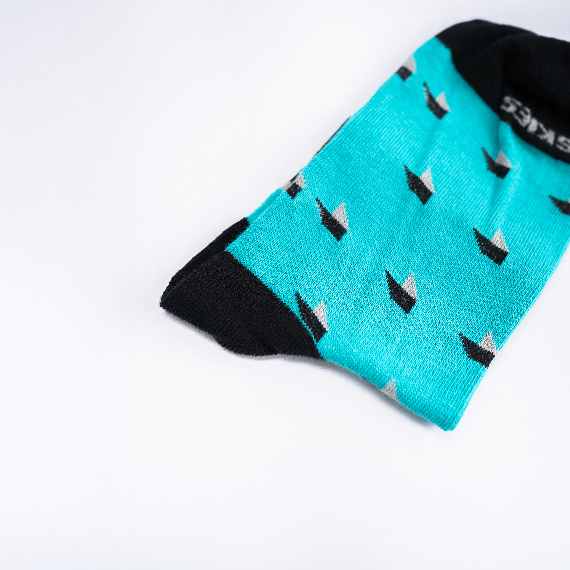Firefly Geo - Teal Blue / Black and Ash