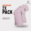 Supima Cotton Crew Neck Tee - Soft Lavender pack