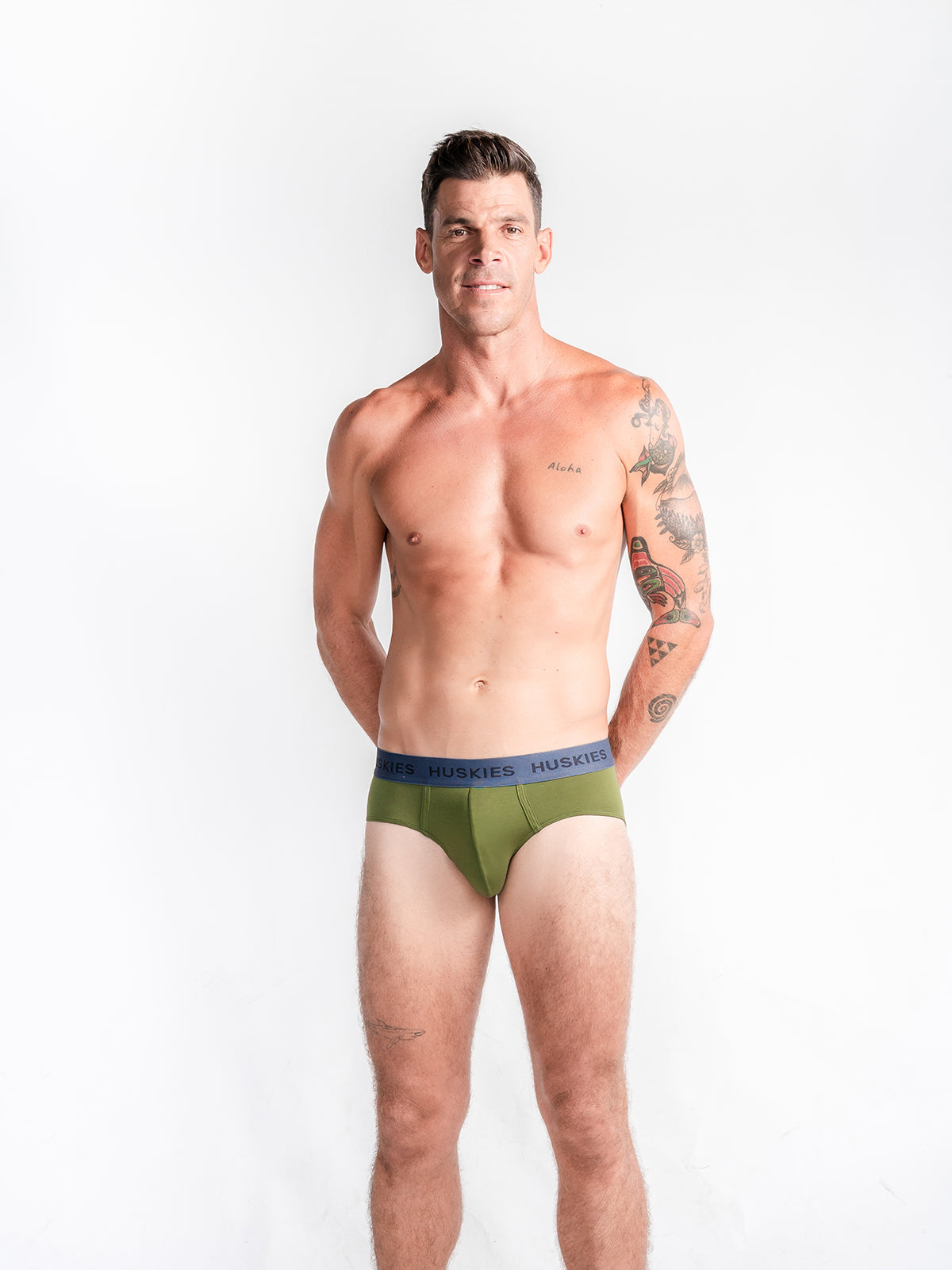 Luxury Modal Brief - Forest Green