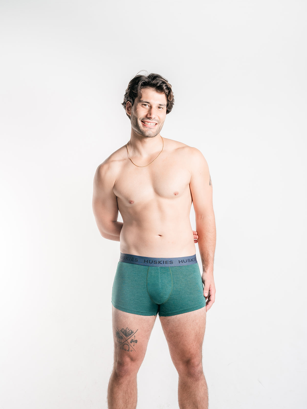 Luxury Modal Trunk - Green Heather