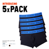5X  Stretch Cotton Trunk - Black