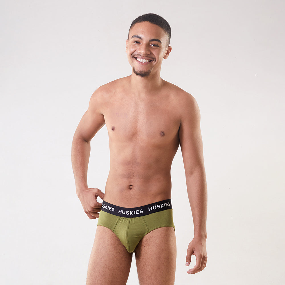 Luxury Modal Brief - Olive-Green