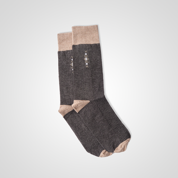 Cotton Enriched Socks - Dark Grey